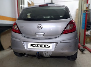 OPEL CORSA 5P GLP 2013 -  Bola Enganche Remolque Desmontable Vertical Invisible SANCHIS.