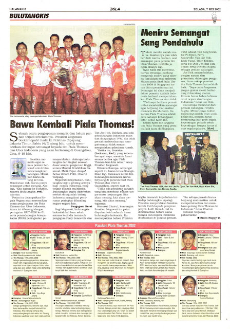 BAWA KEMBALI PIALA THOMAS!