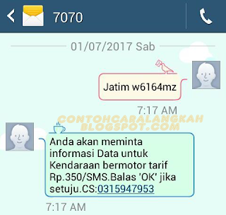 Cara Cek Pajak Kendaraan Bermotor Via SMS