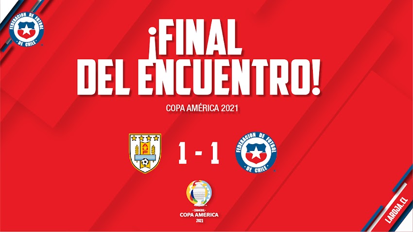 COPA AMÈRICA: Chile empató 1-1 con Uruguay