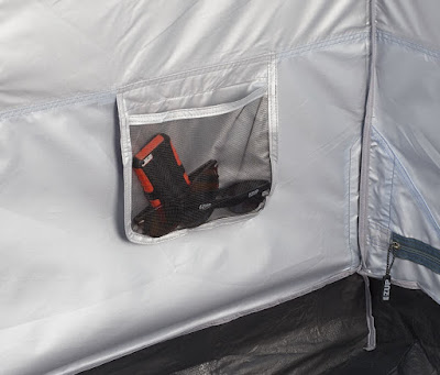 E-Z Up Camping Cube Is 6 Person Tent With Charging Pockets And Smaller Entry For Four-Legged Friends or Dogs