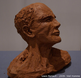Louis Hertault Sculpture Vieil Homme