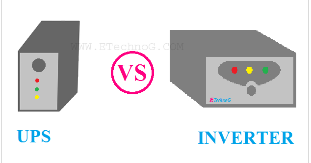 What is the difference between UPS and UPS? What is the function of which?, Differences UPS or Inverter,The Major Differences between a UPS and an Inverter