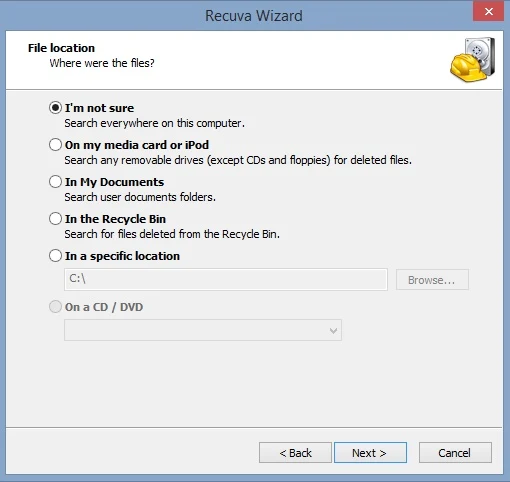Cara Kembalikan File yang Hilang Pada Komputer dengan Recuva