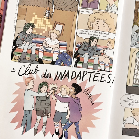 Bd jeunesse : Le club des inadapté.e.s