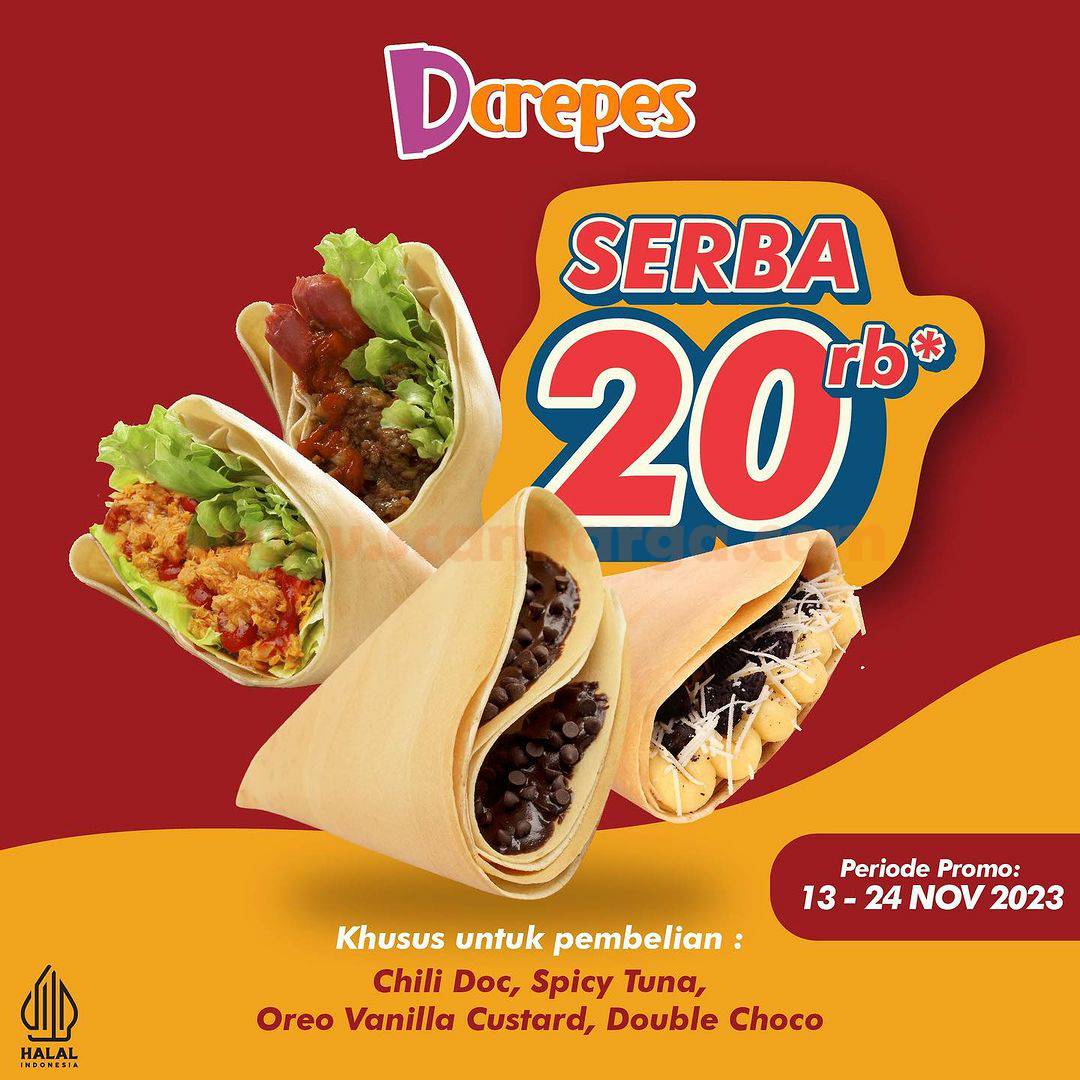 DCREPES PROMO SPESIAL SERBA RP. 20 RIBU