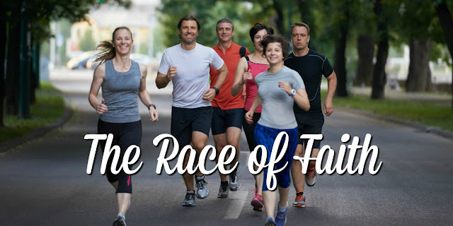 Hebrews 12:1 gives us wisdom about running our race of faith. This 1-minute devotion explains. #BibleLoveNotes #Bible