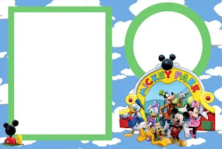 Mickey Clubhouse,  Free Printable Invitations, Labels or Cards.