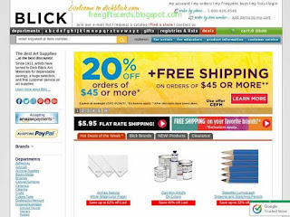 Free Printable Blick Art Materials Coupons