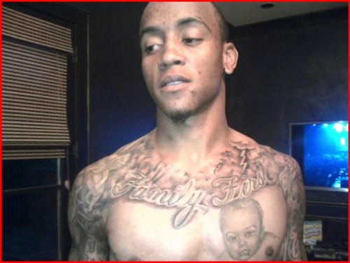  BASKETBALL PLAYER MONTA ELLIS NEW TORSO TATTOO A UNIQUE TREE DESIGN