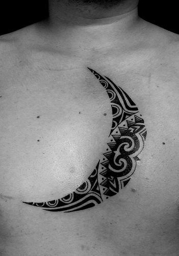 Although this is common you can have the moon tattoo on its own and it will 