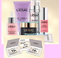 Logo Lierac : sconto del 25% subito e vinci sempre un buono sconto da 10€ o 15€ !