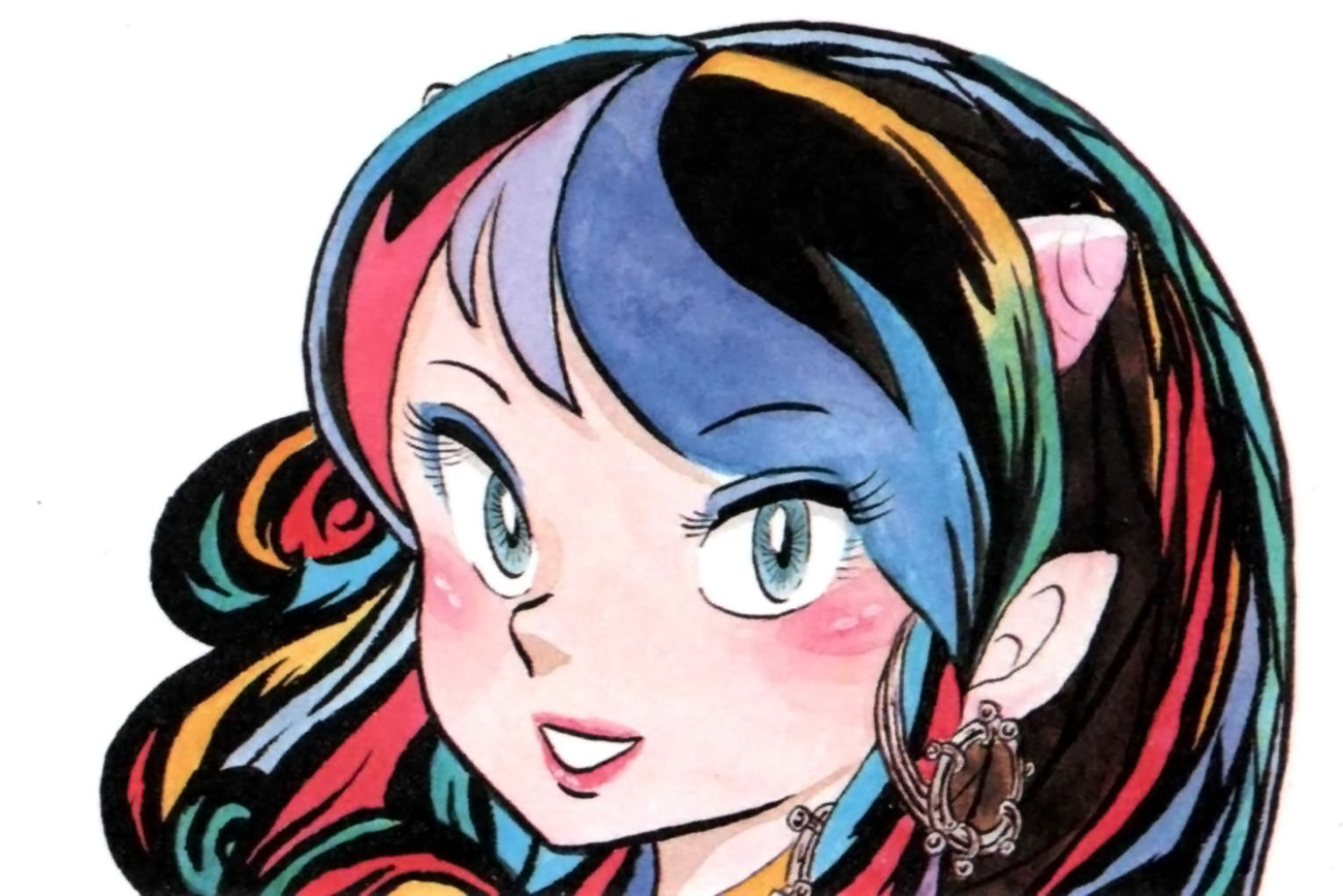 Perché sulle copertine del manga e in varie illustrazioni Rumiko Takahashi l ha disegnata per anni e anni con la chioma di tanti colori diversi