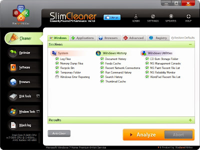 Free Download SlimCleaner Versi Terbaru