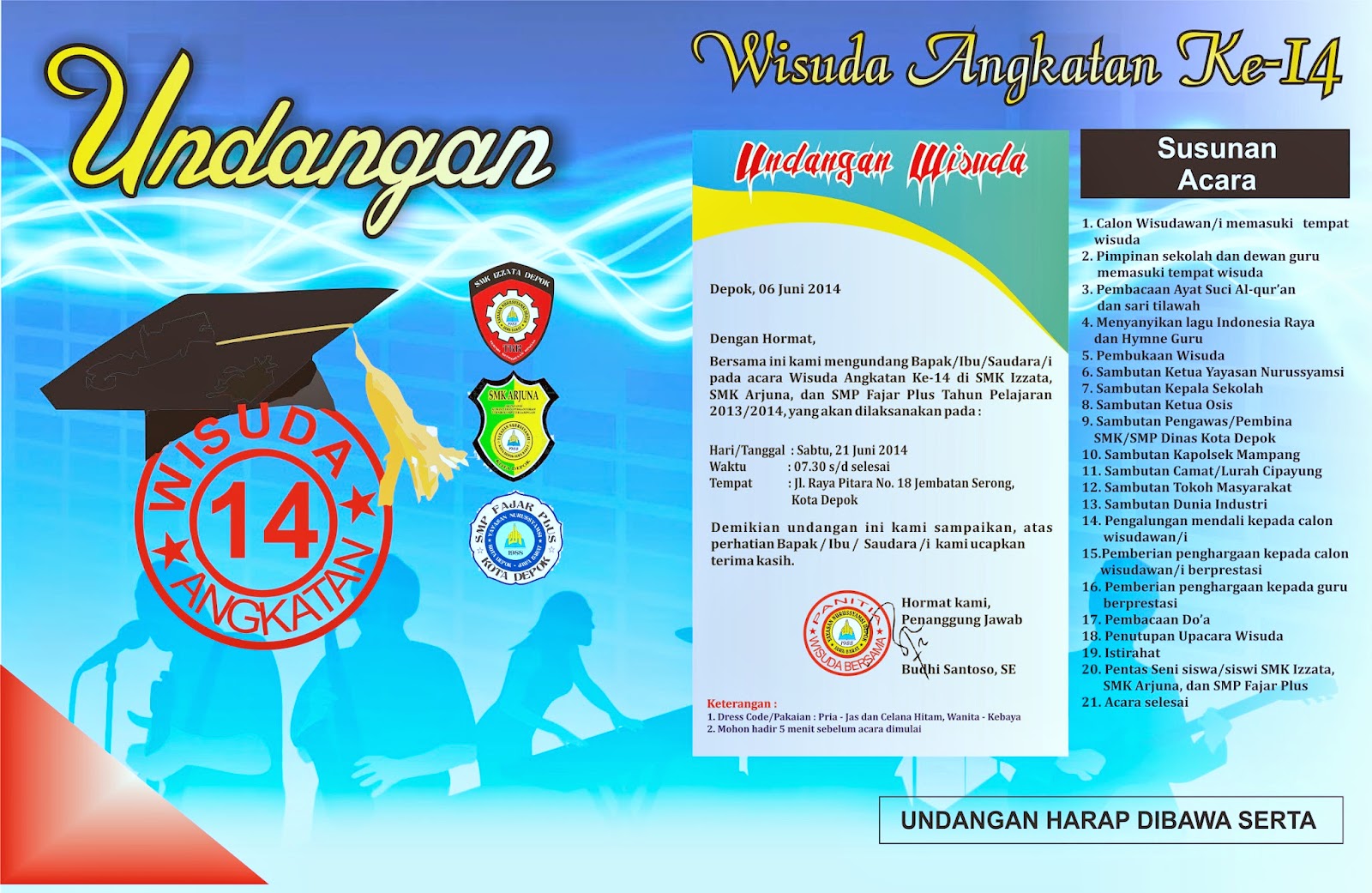  Undangan  Pensi dan Wisuda  2014