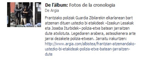 Aurera Martin cronica de l'arrestacion