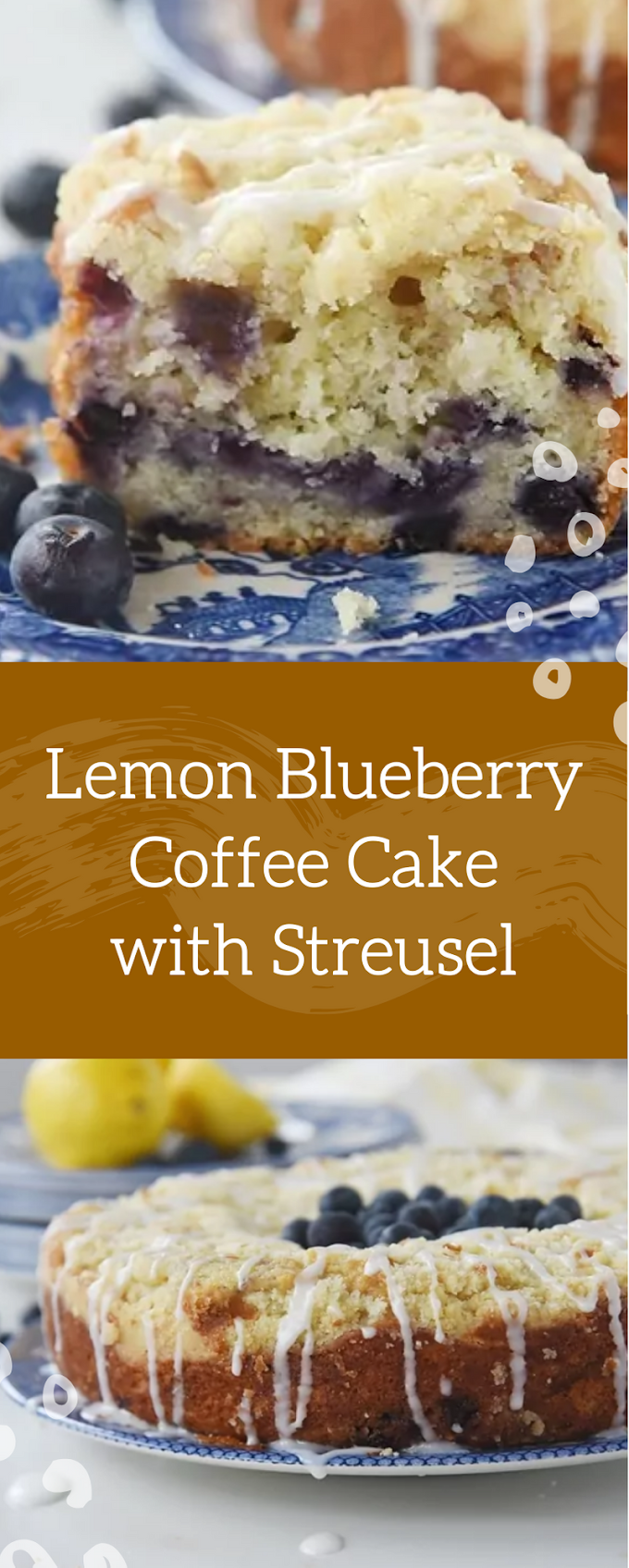 Lemon Blueberry Coffee Cake with Streusel Recipe