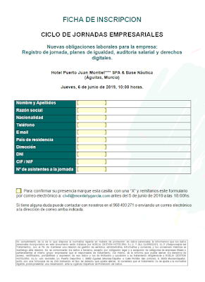 Ficha de inscripción