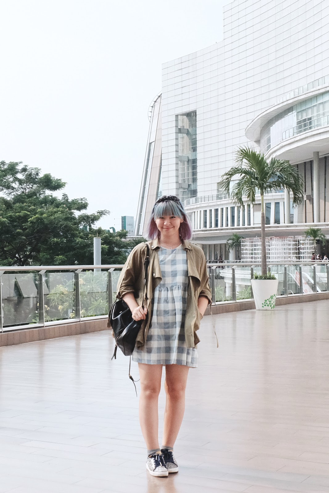 How to Wear Gingham Prints Parka | www.bigdreamerblog.com