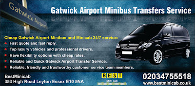  Minibus hire service for Gatwick Airport