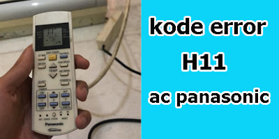 kode error ac panasonic h11