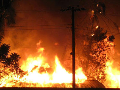 Muslims Burning Buddhist Houses, Temples and Buddha Statues in Bangladesh