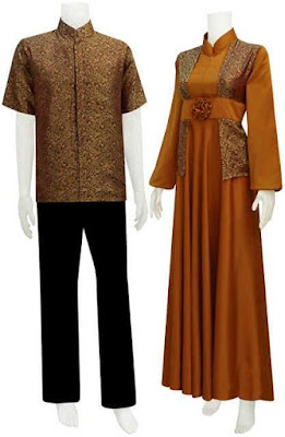 Model Baju Couple Suami Istri Terbaru Untuk Hari Raya 2019