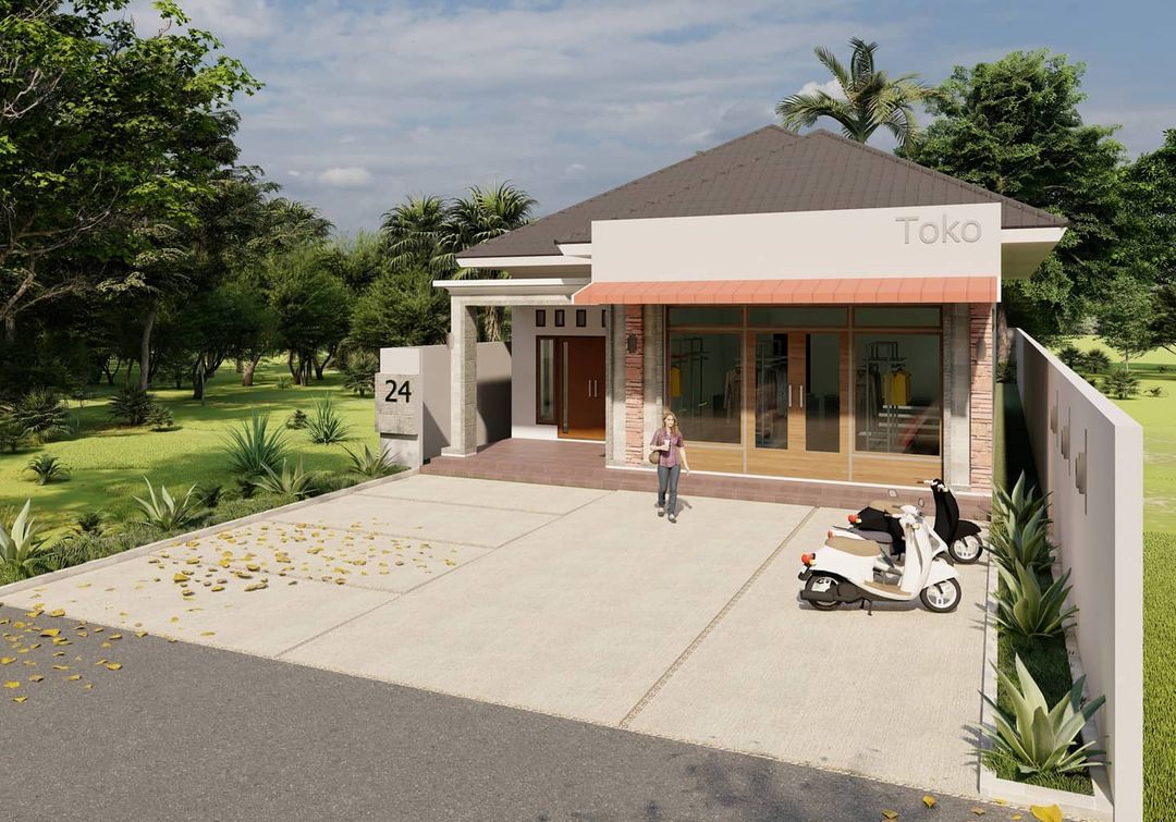 Inspirasi Desain Rumah Toko Solusi Untuk UMKM HelloShabbycom Interior And Exterior Solutions