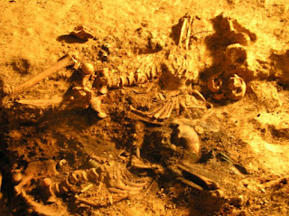 Remains of several men recovered at Loos in 2005