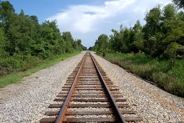 The US standard railroad gauge (distance between the rails) is 4 feet 