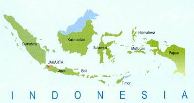 Indonesia Map Regional Political