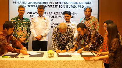 PI 10 Persen Pertamina dari WK Rokan dan WK Kampar Dialihkan untuk Provinsi Riau