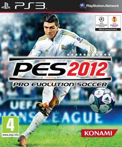 Cristiano Ronaldo on the Pro Evolution Soccer 2012 cover