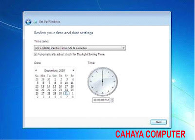 PROSES INSTALASI WINDOWS 7