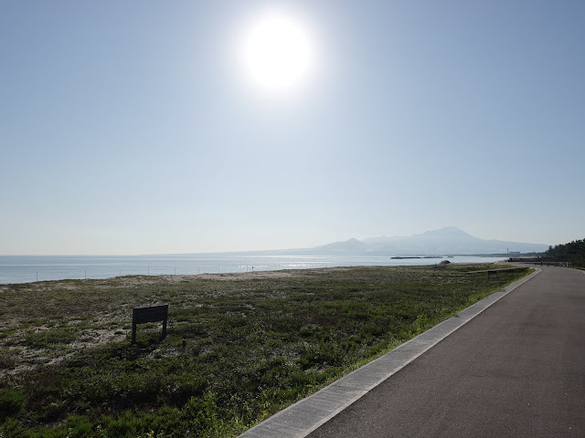 弓ヶ浜海岸の遊歩道