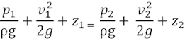 Persamaan Bernoulli Untuk Venturimeter