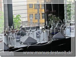 gedeckter Tisch
