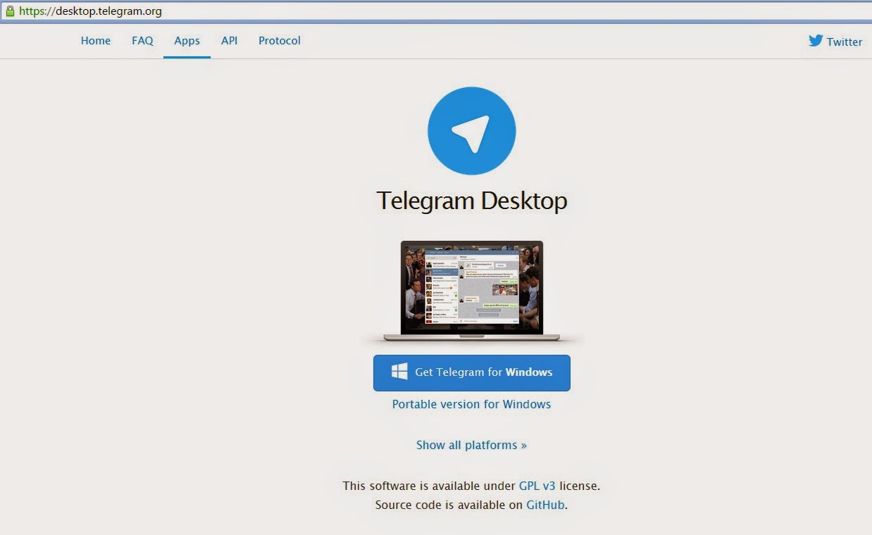 Telegram di PC