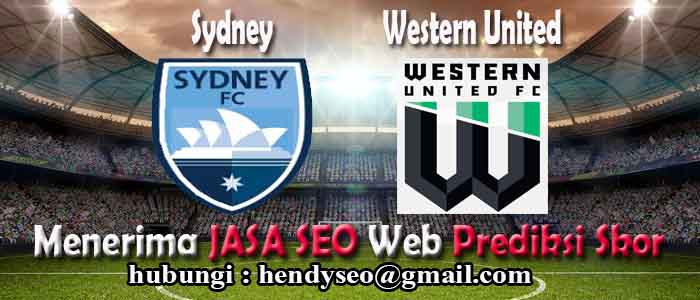 prediksi skor sydney vs wester united