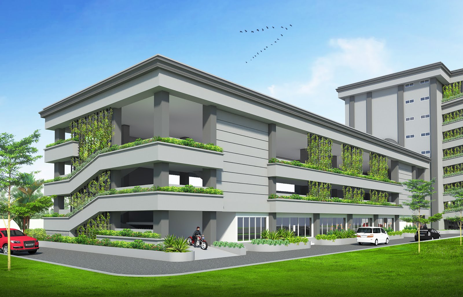 Waras Architect Studio Perencanaan Gedung Parkir  