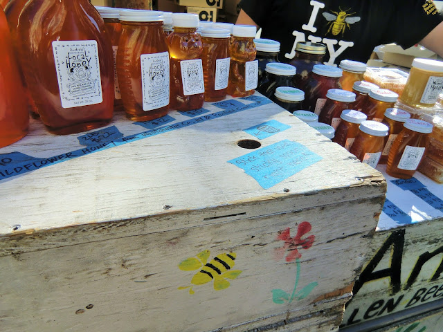 Green market - Union Square - New-York - local honey