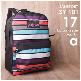 jual online Tas Ransel Jansport Keren Motif Belang Harga Murah