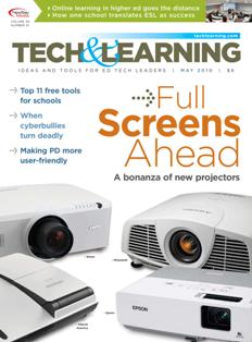 Tech & Learning. Ideas and tools for ED Tech leaders 30-10 - May 2010 | ISSN 1053-6728 | TRUE PDF | Mensile | Professionisti | Tecnologia | Educazione
For over three decades, Tech & Learning has remained the premier publication and leading resource for education technology professionals responsible for implementing and purchasing technology products in K-12 districts and schools. Our team of award-winning editors and an advisory board of top industry experts provide an inside look at issues, trends, products, and strategies pertinent to the role of all educators –including state-level education decision makers, superintendents, principals, technology coordinators, and lead teachers.