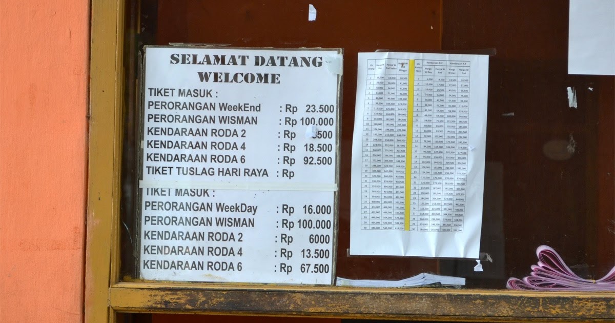 Harga tiket masuk Cimanggu Ciwidey Mei Juni 2016 ~ WISATA 