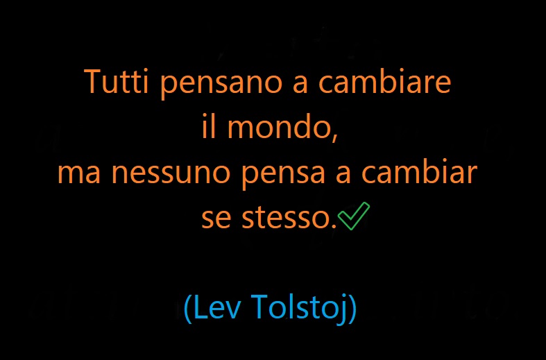 ✅ (Lev Tolstoj)