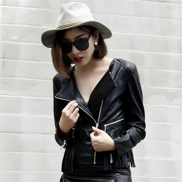 Jacket da mỏng siêu đẹp 2