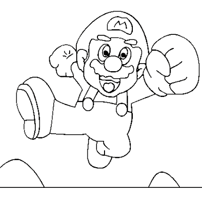 Mario Coloring Sheets on Coloring Pages  Mario Coloring Pages Collection 2010