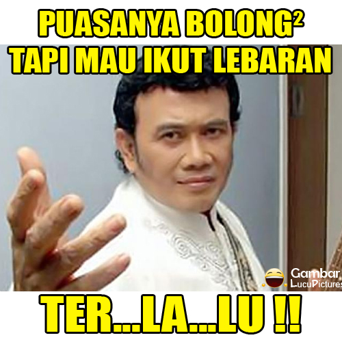 Gambar2 Lucu Meme Baju Lebaran Idul Fitri 2017 yang Gokil 