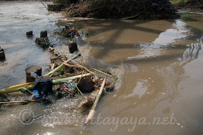 Sampah di Tepi Sungai Bengawan Solo