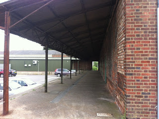 Platforms from the former Salisbury GWR Station, Wiltshire
